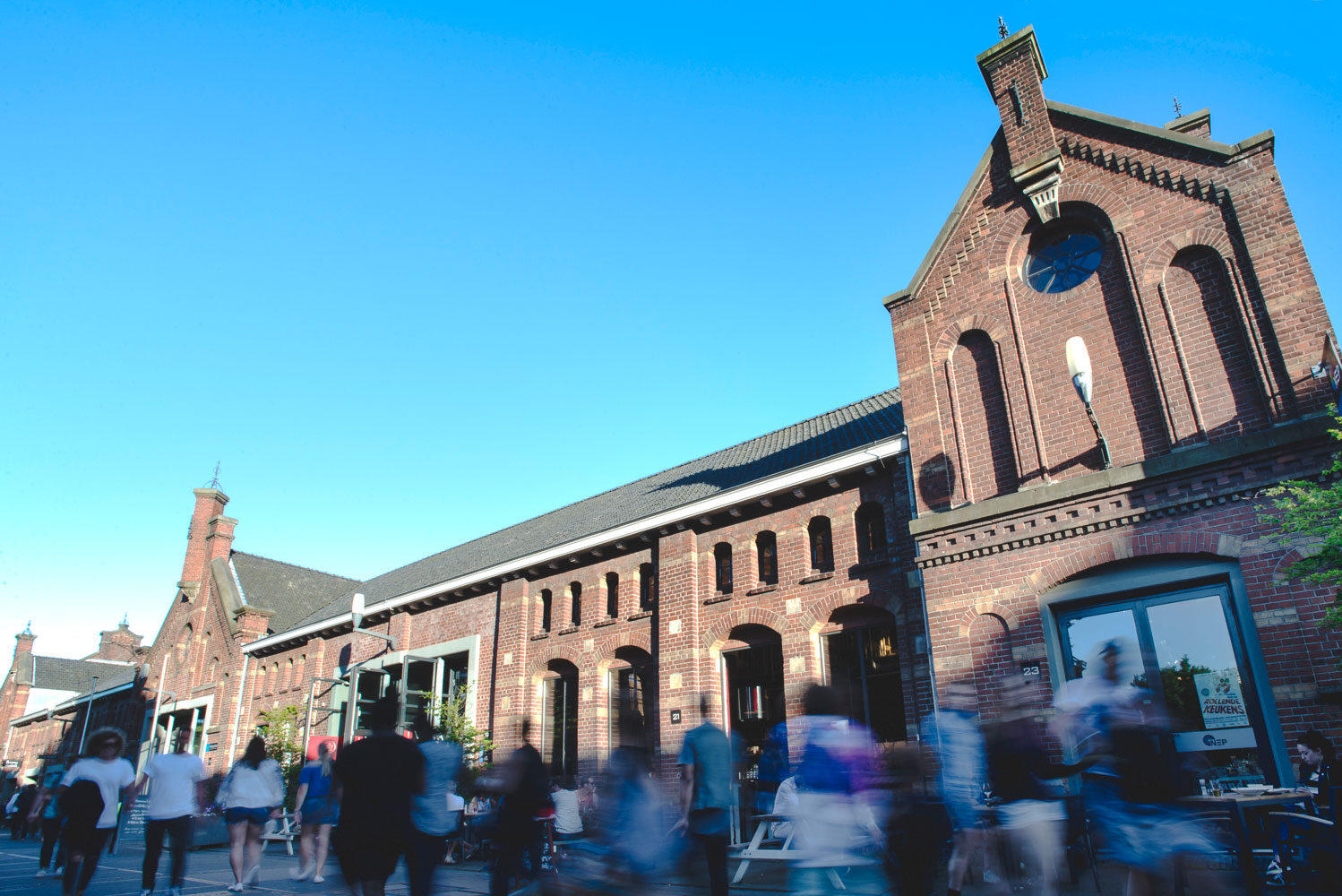 De monumentale gebouwen van de Westergasfabriek